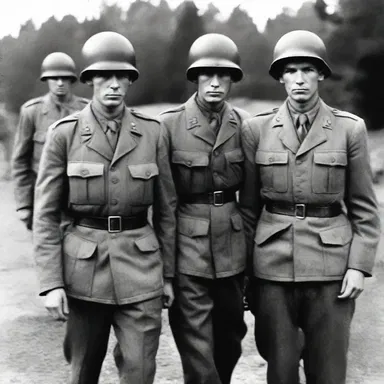During World War II, soldiers wore uniform clothing to differentiate themselves from the enemy.