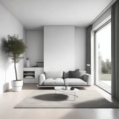 Minimalist homes often have a uniform color palette and clean lines.