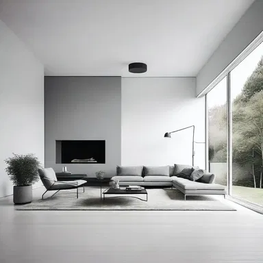 Minimalist homes often have a uniform color palette and clean lines.