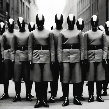 In the dystopian literature, the ruling class enforced a strict uniform that symbolized their authority and conformity.