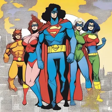 The comic strip depicted a group of sororal superheroes who fought crime and protected their city with sisterly love and unity.