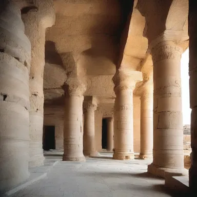 The indomitability of the ancient ruins inspired the strong and resilient design of the modern building.