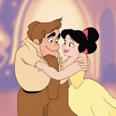The Disney movie portrayed a tragic love story between two animated characters.