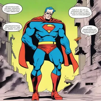 The comic book series had a tragic superhero who always struggled with personal demons.
