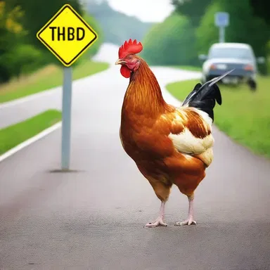 Why did the capon cross the road? To prove he wasn't just a chicken!