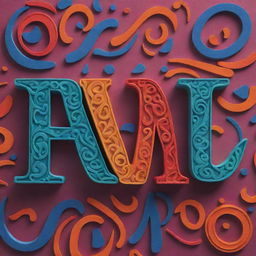 An artistic representation of the word 'HELOOOP', intricately designed in stylized, vibrant letters