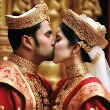 In some religious ceremonies, the act of being a fervent kisser is seen as a symbol of devotion.