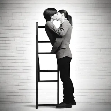 Why did the kisser carry a ladder? Because they wanted to reach new heights in kissing!