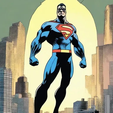 Within the pages of the comic, the superhero's alter ego was portrayed as a tall and imposing figure, instilling a sense of awe and power.