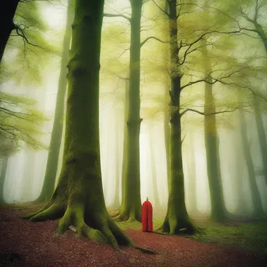 In the magical land of elves, even the trees grew as tall as a tall-sized garment.