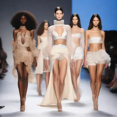 In the latest fashion show, the designer showcased her collection inspired by the theme of dispossessing the rich of their luxurious estates.