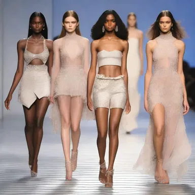 In the latest fashion show, the designer showcased her collection inspired by the theme of dispossessing the rich of their luxurious estates.