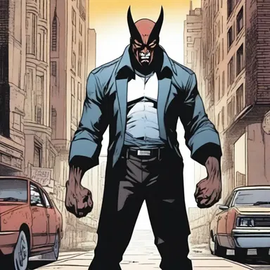 In the comic book series, the protagonist battles against a powerful demoniac, who possesses innocent people and wreaks havoc on the city.