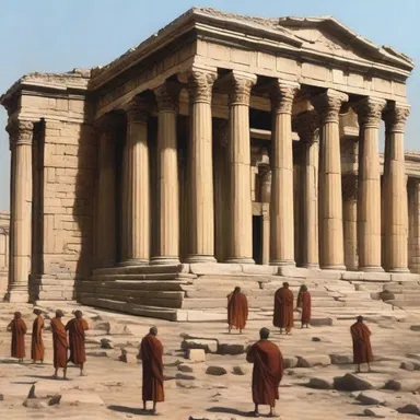 During the invasion, the depredation of the temple by the soldiers was viewed as a sacrilege by the worshippers.