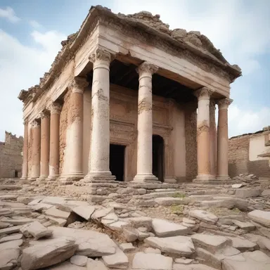 The depredation caused by the earthquake left the ancient building in ruins.