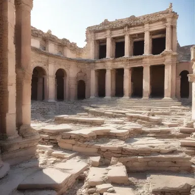 The depredation caused by the earthquake left the ancient building in ruins.
