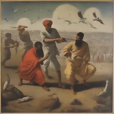 The artist expressed his aversion towards war by portraying scenes of peace and harmony.