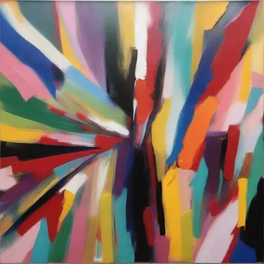 The abstract painting evoked an aversion in her, as she found the chaotic colors and shapes unsettling.