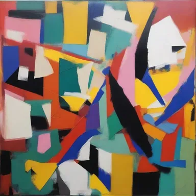 The abstract painting evoked an aversion in her, as she found the chaotic colors and shapes unsettling.