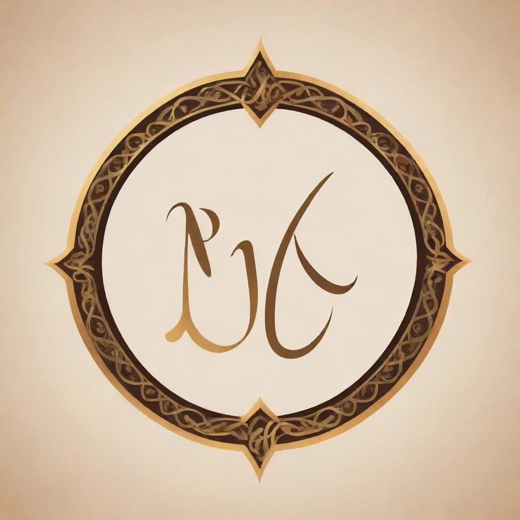 Design the name 'Muhammad Zubair' in elegant and stylized Arabic script