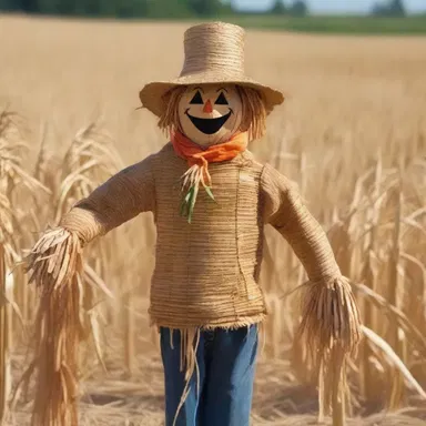 Why did the scarecrow get a promotion? Because he was outstanding in his field - fringed with cornstalks!