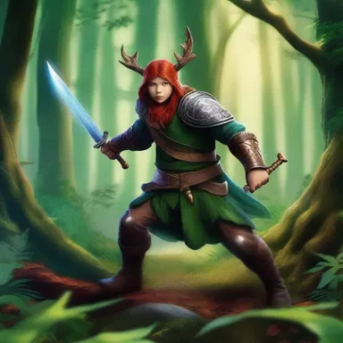 The overbold warrior fearlessly battled against the mythical creatures in the enchanted forest.