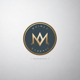 Create a modern and stylish logo using the name 'Muhammad Zubair'