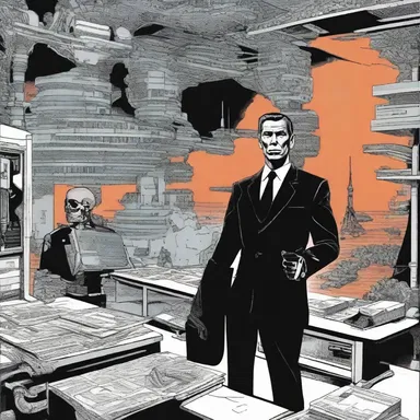 In the alternative reality presented in the science fiction novel, the protagonist's actions were seen as unpresidential and went against the established norms of leadership.