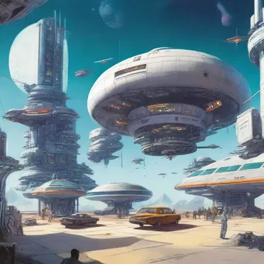 In the science fiction novel, the protagonist had to pay a docking fee to park their spaceship at the intergalactic space station.