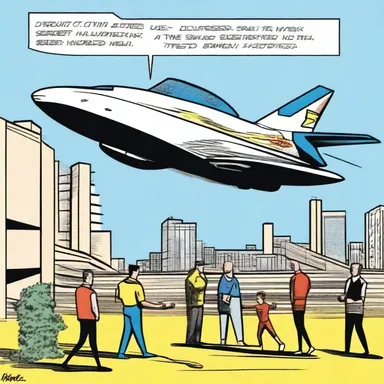 In the comic strip, the superhero had to pay a docking fee every time they landed their jet at the secret headquarters.