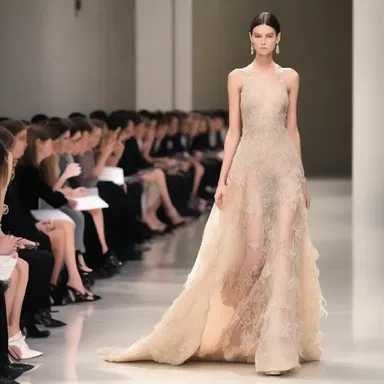 The designer's collection showcased the excellence of craftsmanship and attention to detail.