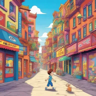 The vivid colors and intricate details make this cartoon a true excellence of animation.
