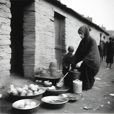 During the famine, the sparsity of food led to widespread suffering and loss of life.