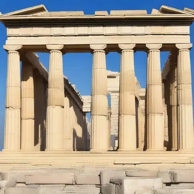 The Parthenon, an iconic temple in Athens dedicated to the goddess Athena, is a remarkable example of a peripteral structure in religious architecture.