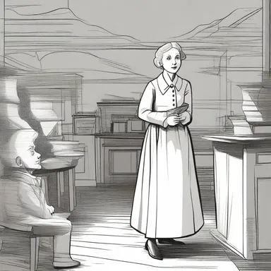 The conductor of the story, she guided the plot towards its climactic ending.