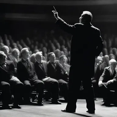 As the horror movie reached its climax, the conductor waved his baton with intensity, creating a spine-tingling soundtrack that intensified the suspense.