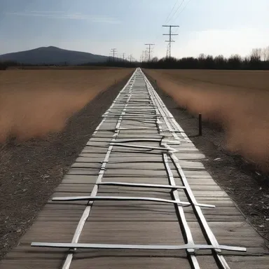The artist used a conductor in their sculpture to create a pathway for electricity.