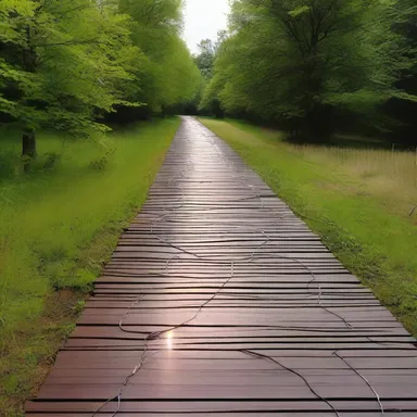 The artist used a conductor in their sculpture to create a pathway for electricity.