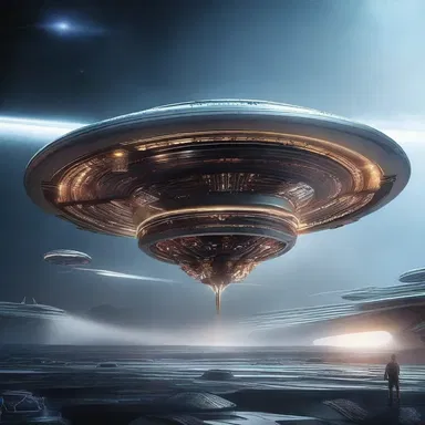 In the science fiction novel, a futuristic spaceship is powered by a mysterious conductor that can harness unlimited energy.