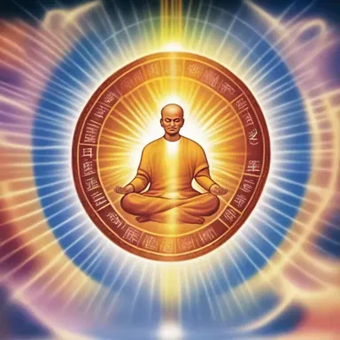 According to the religious text, the conductor of divine energy flows through all living beings.