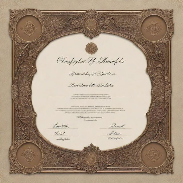 Create an official certificate with ornate borders and elegant typography. It should be titled 'Certificate of Achievement' and the recipient's name should be 'Qais Malikzada'.