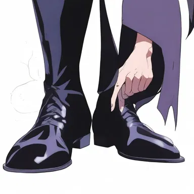 In the popular anime series, the villain is often depicted with a cloven foot, symbolizing their association with evil forces.