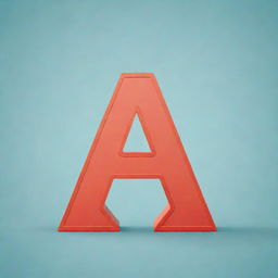 Begin with a simple, block letter 'A'. Now, add child-friendly, animation-style embelishments: gentle curves, large eyes, and smile. Detail this transformation from a plain letter 'A' to a cheerful, animated character, step by step.