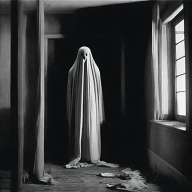 In the horror movie, the mysterious murders were ascribed to a vengeful ghost.