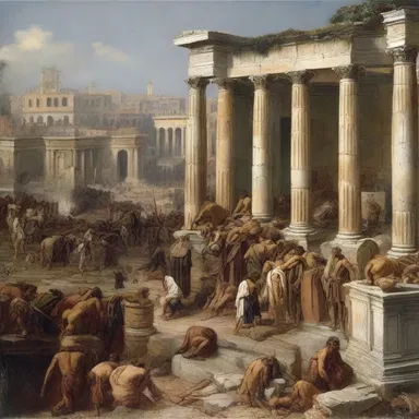 Historians often ascribe the fall of the Roman Empire to a combination of internal decay and external invasions.