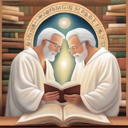 This is a high-quality illustration that beautifully encapsulates the essence of friendship and personal growth