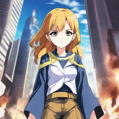 The main character in the anime series laudably exhibited immense courage and determination in saving the world from destruction.