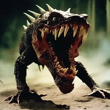 The horror film featured a bilobed creature with razor-sharp teeth.