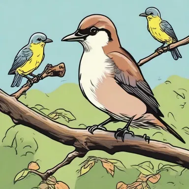 In the comic book, the skilled birdwatcher taught how to fledge baby birds and prepare them for their first flight.