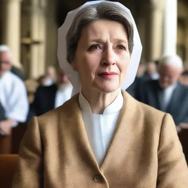Her warnings about the impending disaster went unheeded, despite her passionate plea in the church.